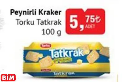TORKU TATKRAK PEYNİRLİ KRAKER